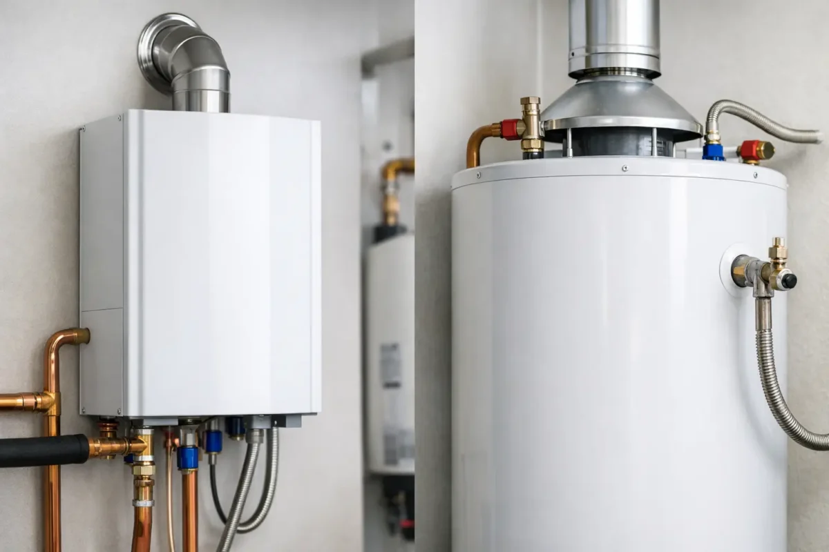 Tankless Versus Storage Water Heater: Which Fits?