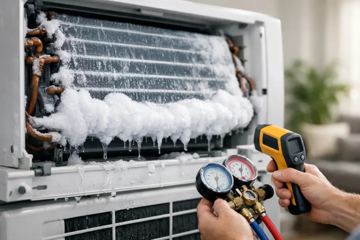 Why Is My AC Freezing? Causes and Next Steps