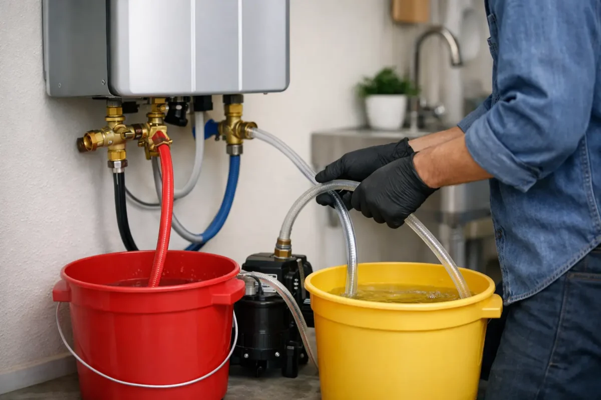 How to Flush a Tankless Water Heater Safely