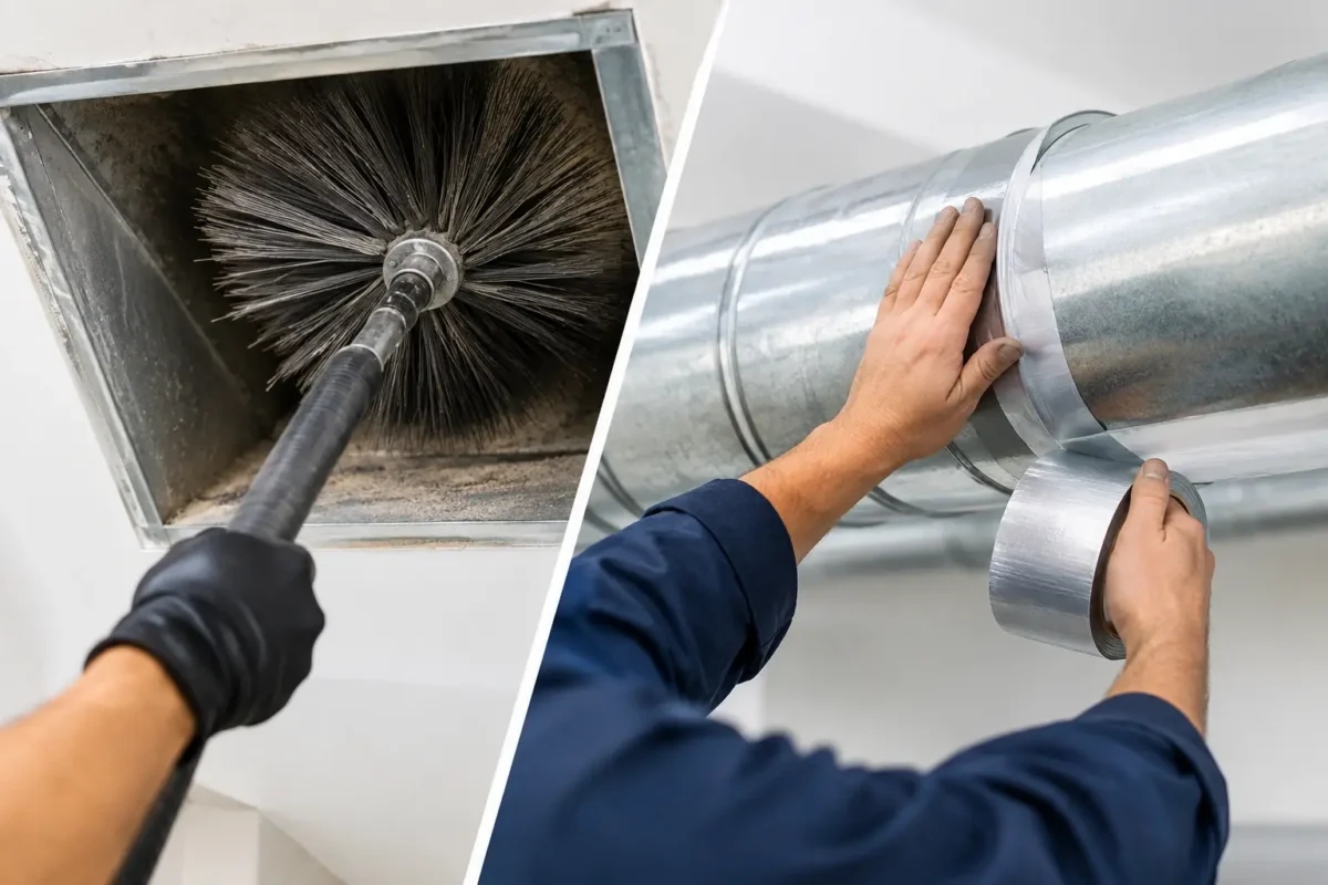 Duct Cleaning vs Duct Sealing: Which Is Right?